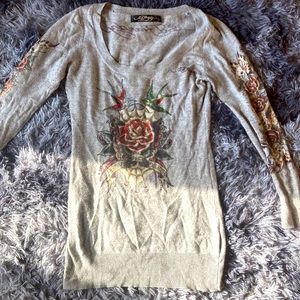 Vintage Ed Hardy sweater